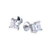 Пусеты  Princess Diamonds 1.03 ct H/VS2 - 1.05 ct H/SI1 (36978) №3