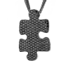 Подвеска AKILLIS Puzzle Black Diamonds PVD Gold (37983) №4