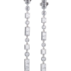 Серьги RalfDiamonds 4,26 сt G/VS Square & Round Diamonds in Platinum RDE (37371) №4