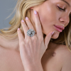 Кольцо RalfDiamonds 2,98 ct Round Cut Diamonds & White Gold (40075) №8
