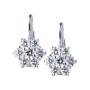 Серьги Смоленский Бриллиант 2.70 ct Snowflakes White Gold (37204) №3