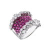 Кольцо Stefan Hafner Corset Ruby & Diamond White Gold (38454) №2