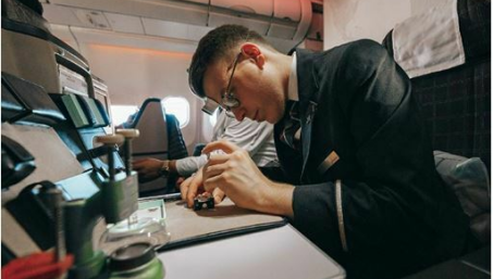 Часы на высоте 30 000 футов