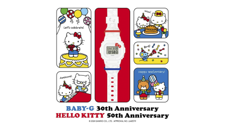 Casio Baby-G отмечает 50-летие Hello Kitty