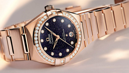 Omega дополнила созвездие Constellation Manhattan авантюриновым циферблатом