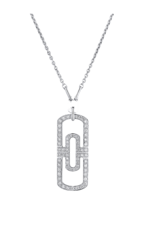 Подвеска Bvlgari Parentesi White Gold Diamond Pendant (29668)