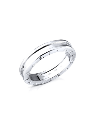 Bvlgari B.Zero1 White Gold Ring AN852423 336016 32098